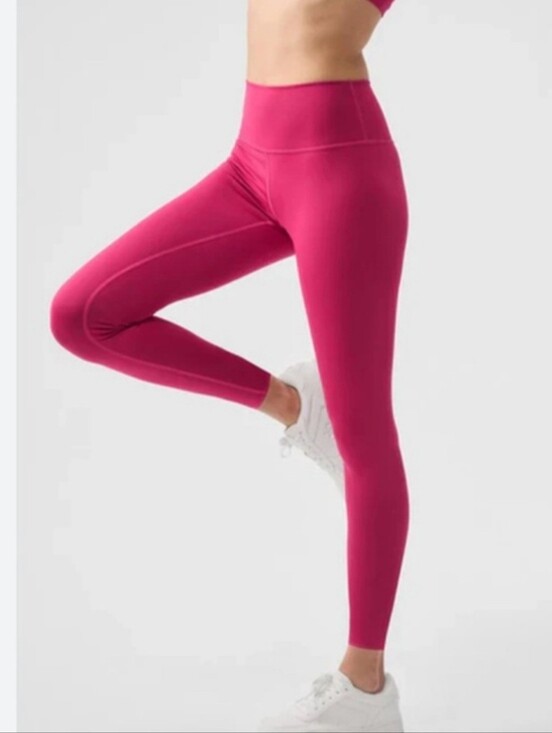 ALO Yoga Pants - Alo Yoga Airlift Legging 7/8 Length Size Large Pink